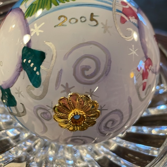 Pier 1 Li Bien Hand-Painted Glass Ornament 2005 - Picture 7 of 11